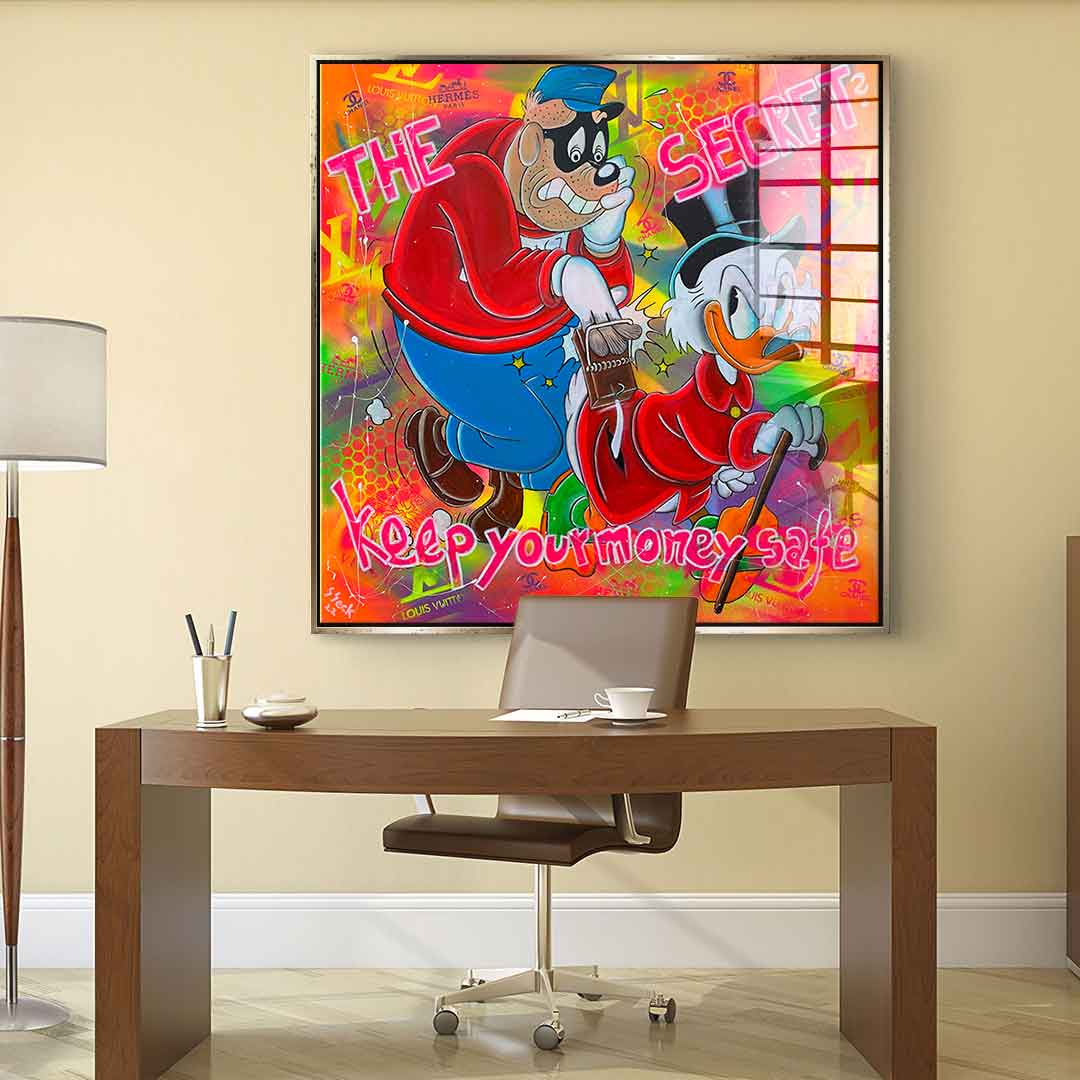 Keep your money safe - Acrylglas