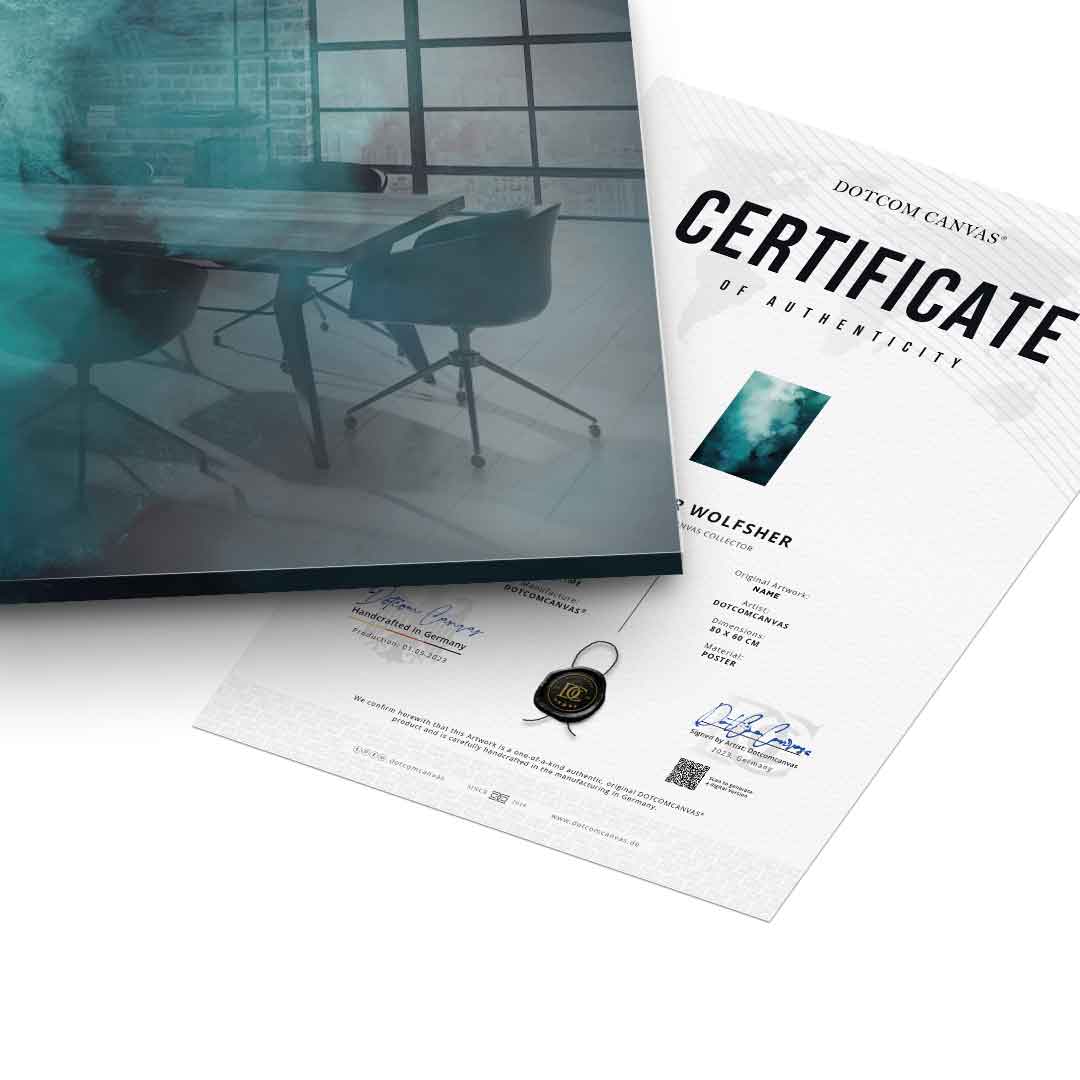 Misty Teal Abyss – Szkło akrylowe