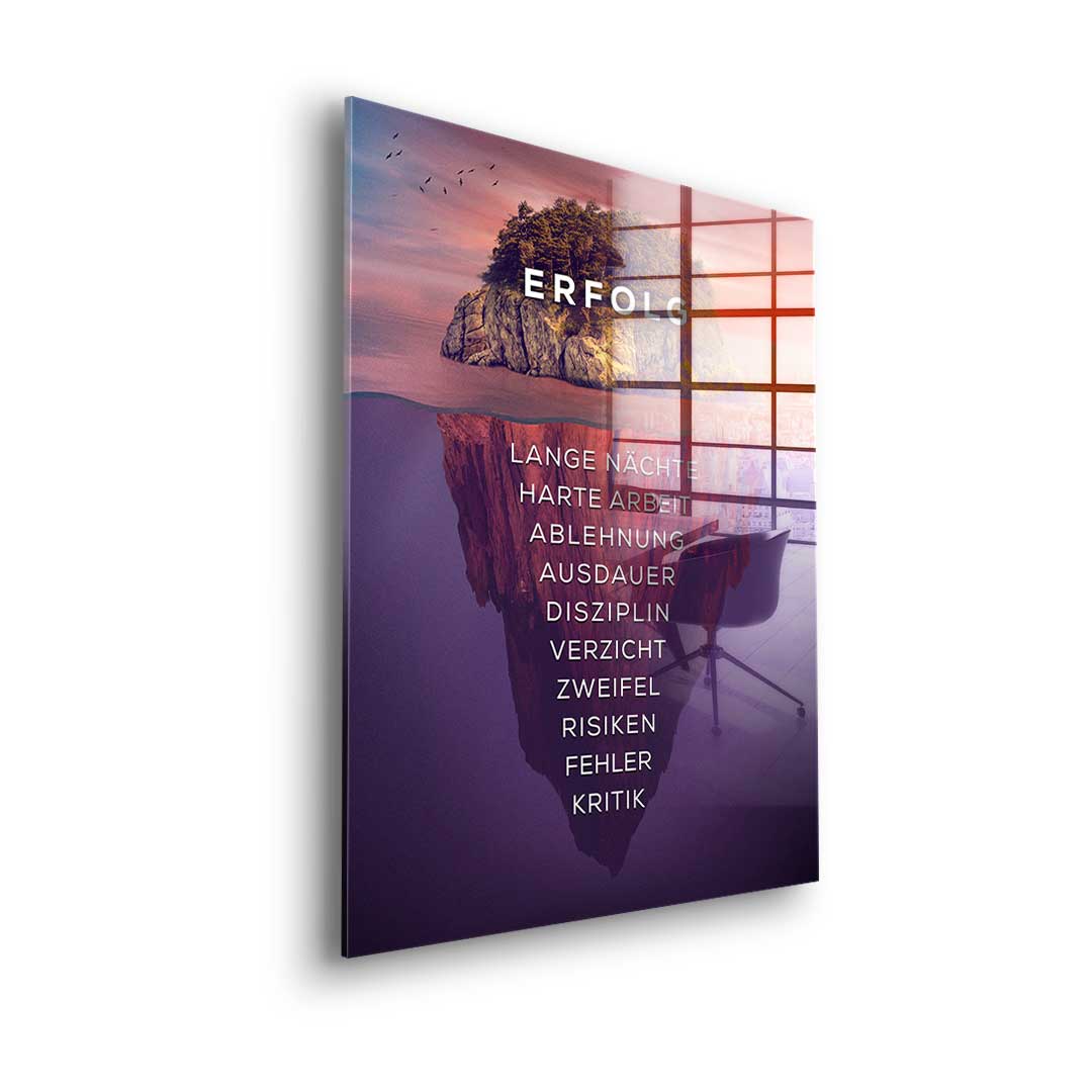 Insel des Erfolgs - Acrylglas