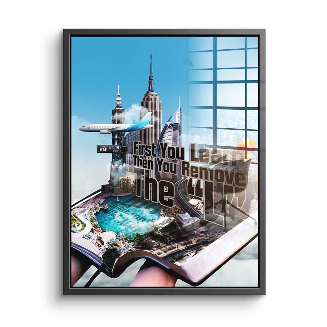 First You Learn - Acrylglas