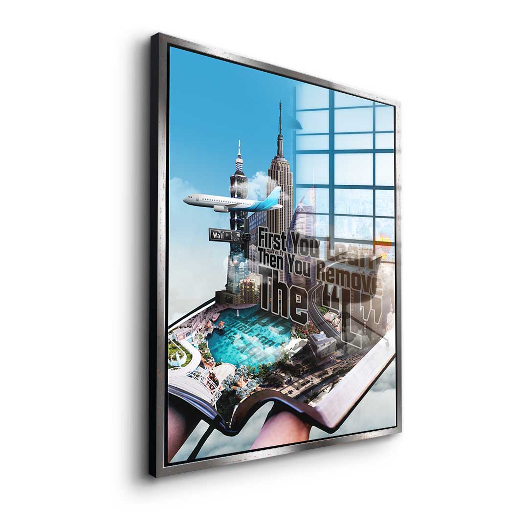 First You Learn - Acrylglas