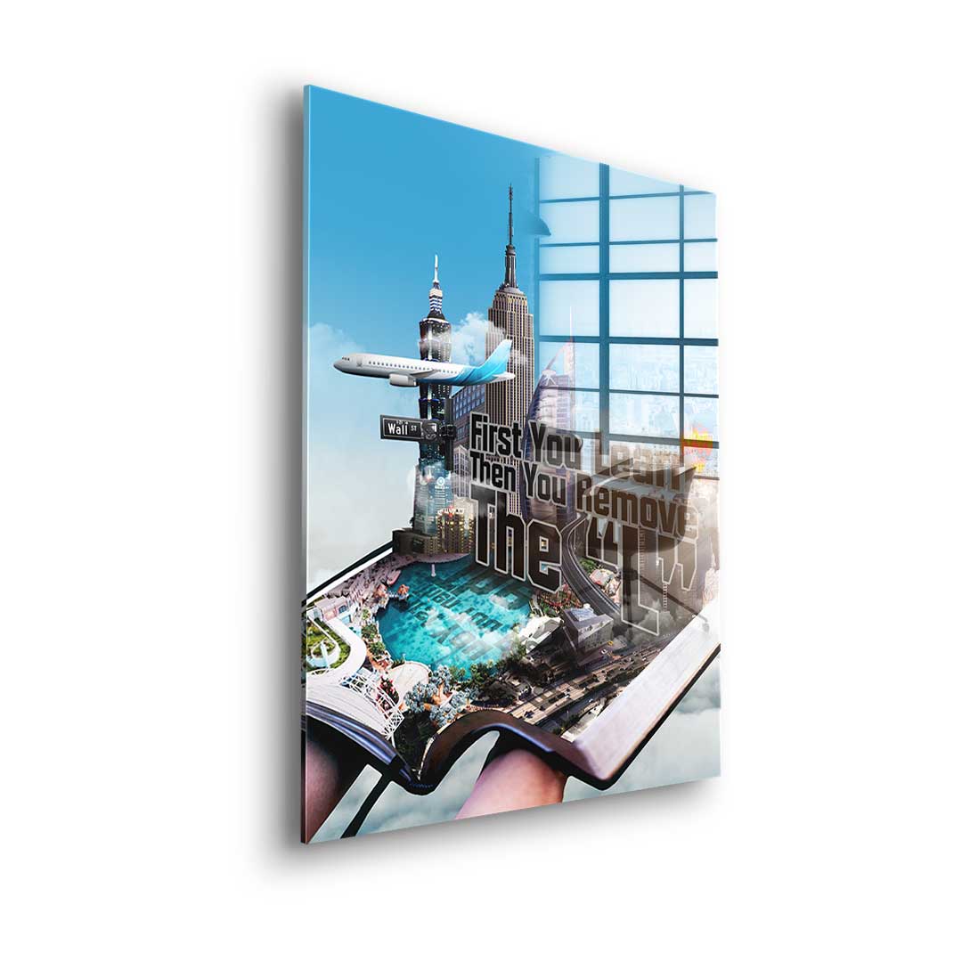 First You Learn - Acrylglas