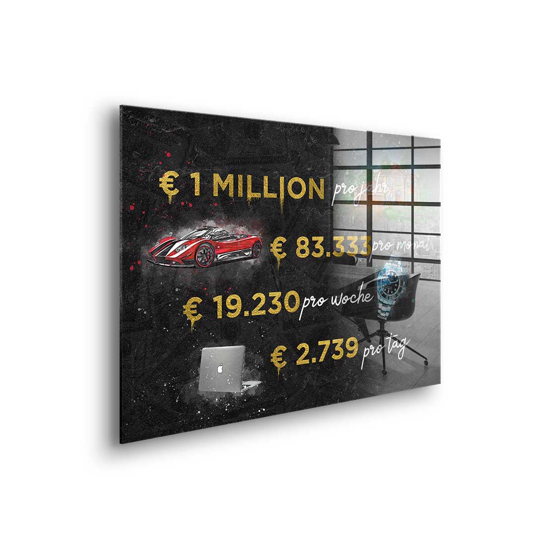 One Million - Acrylglas