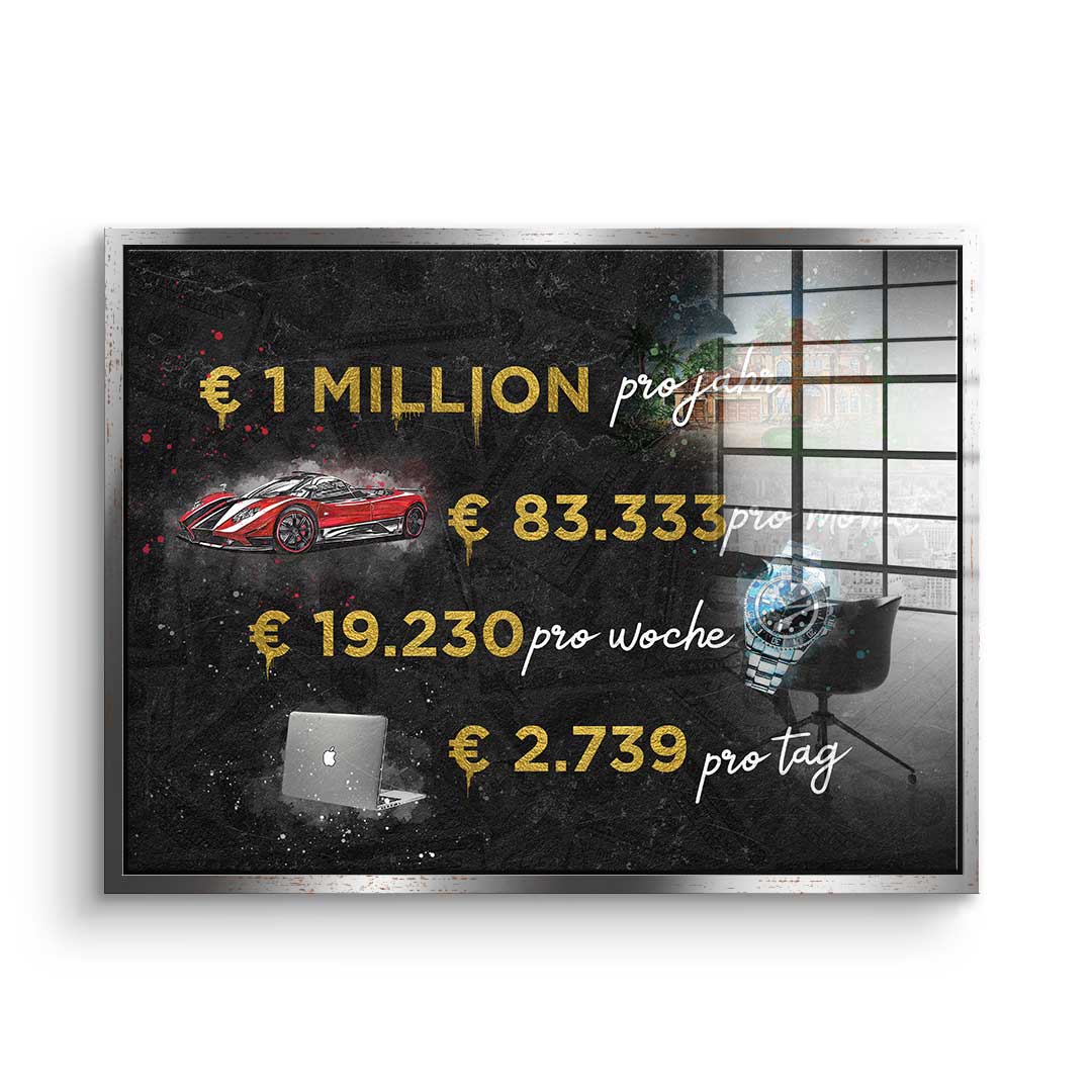One Million - Acrylglas