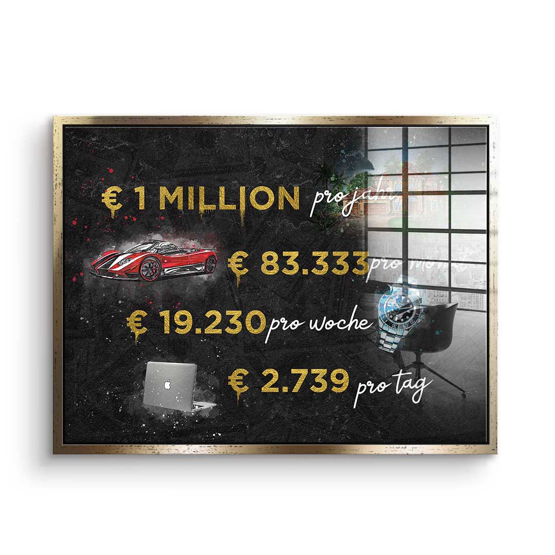 One Million - Acrylglas