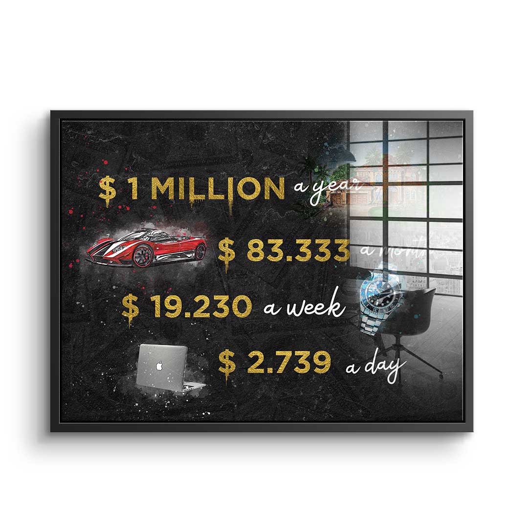 One Million - Acrylglas