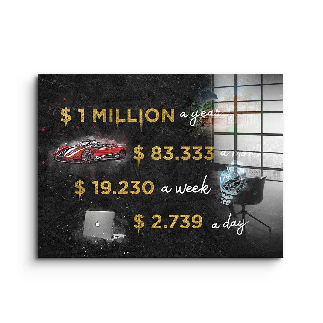 One Million - Acrylglas