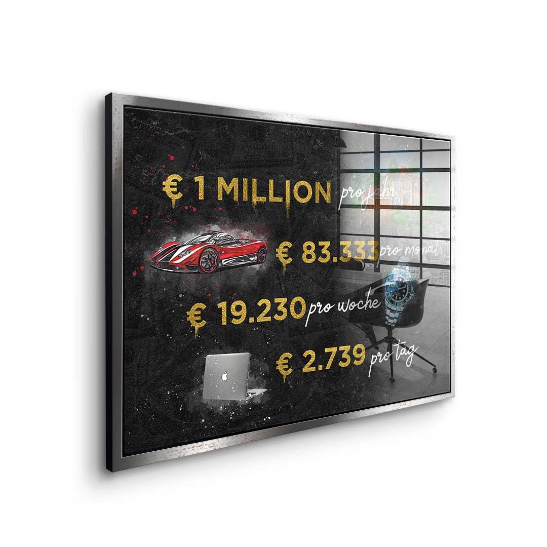 One Million - Acrylglas