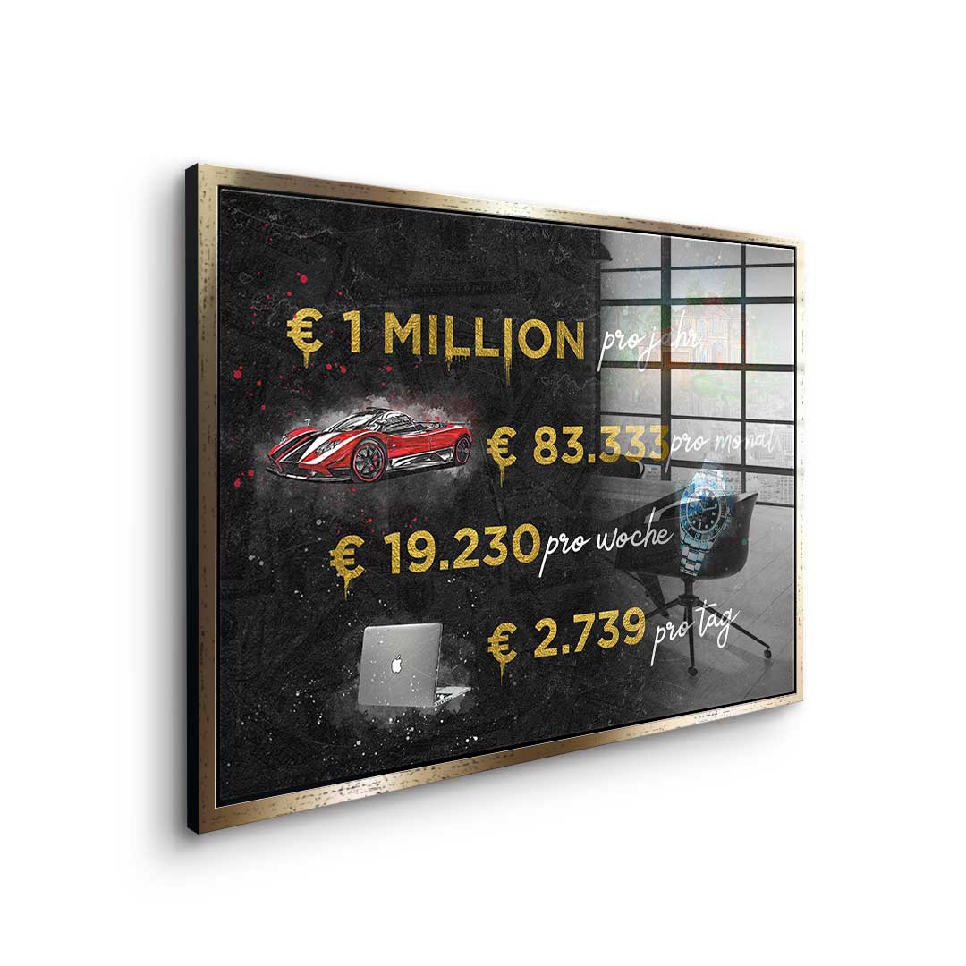 One Million - Acrylglas
