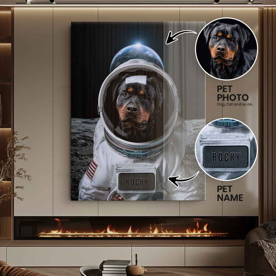 Astronaut Personalisierbar - Acrylglas