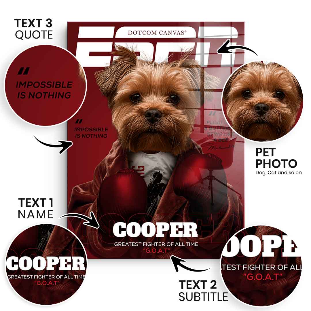 ESPN personalisierbar - Acrylglas