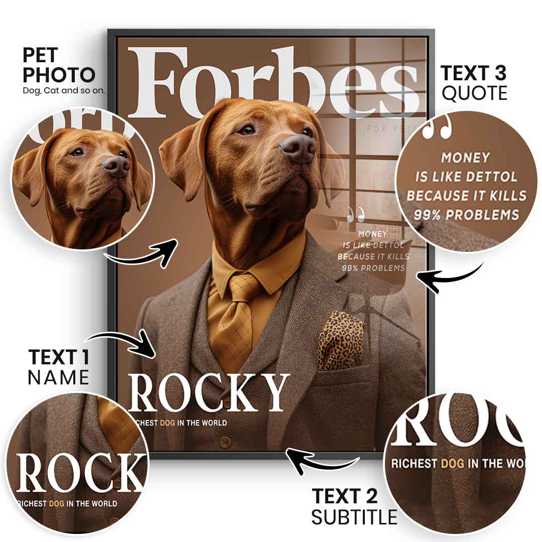 Forbes personalizowany - szkło akrylowe