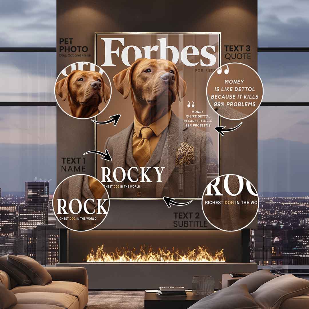 Forbes personalizowany - szkło akrylowe