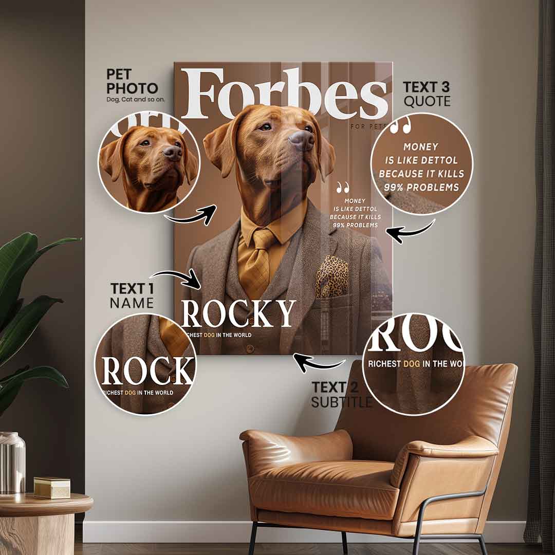 Forbes personalizowany - szkło akrylowe