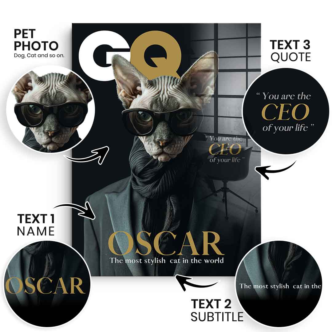 GQ Personalisierbar - Acrylglas