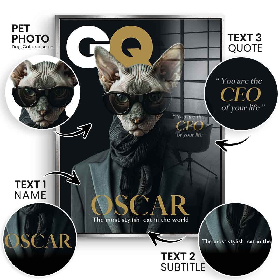 GQ Personalisierbar - Acrylglas