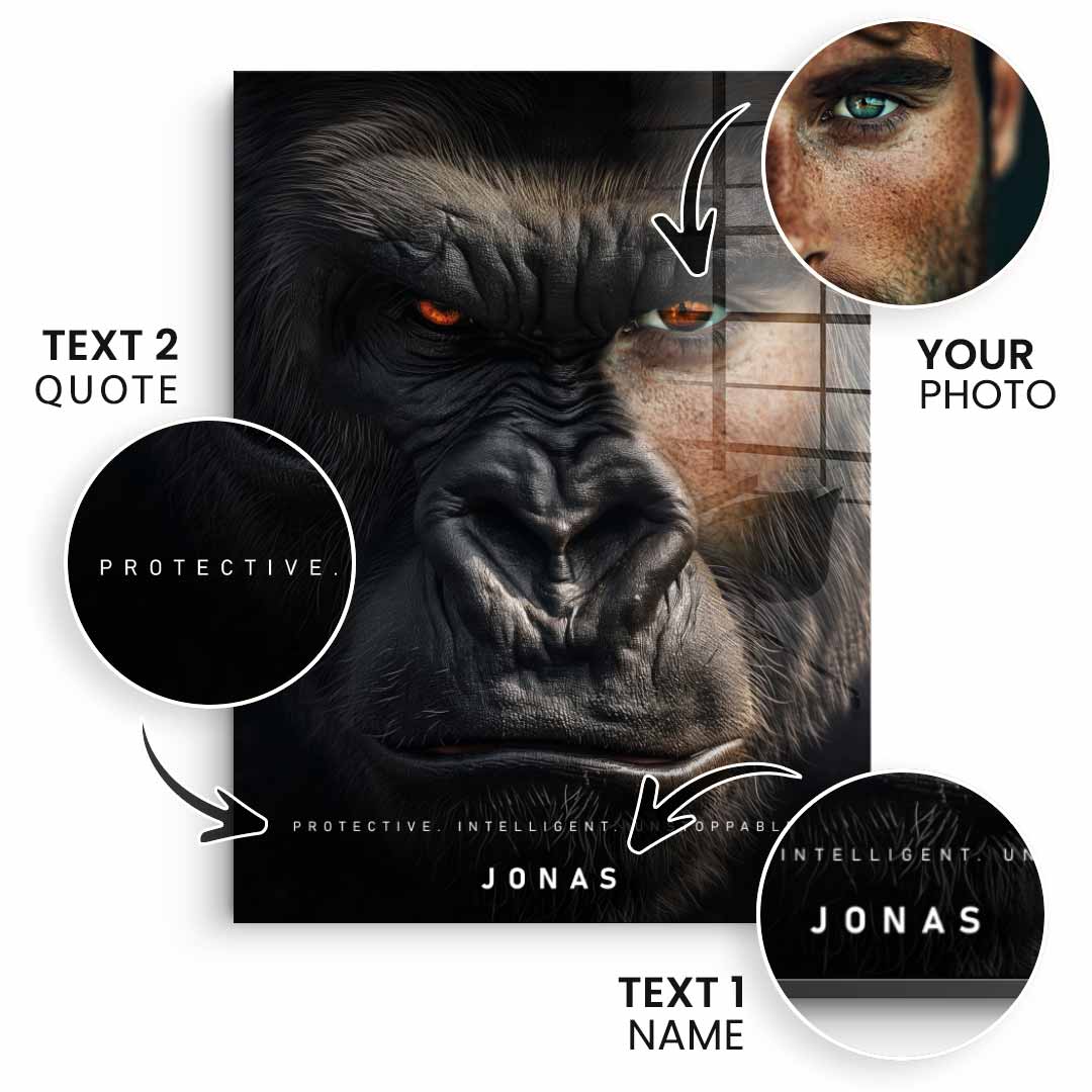 Gorilla Fusion Personalizowany — szkło akrylowe