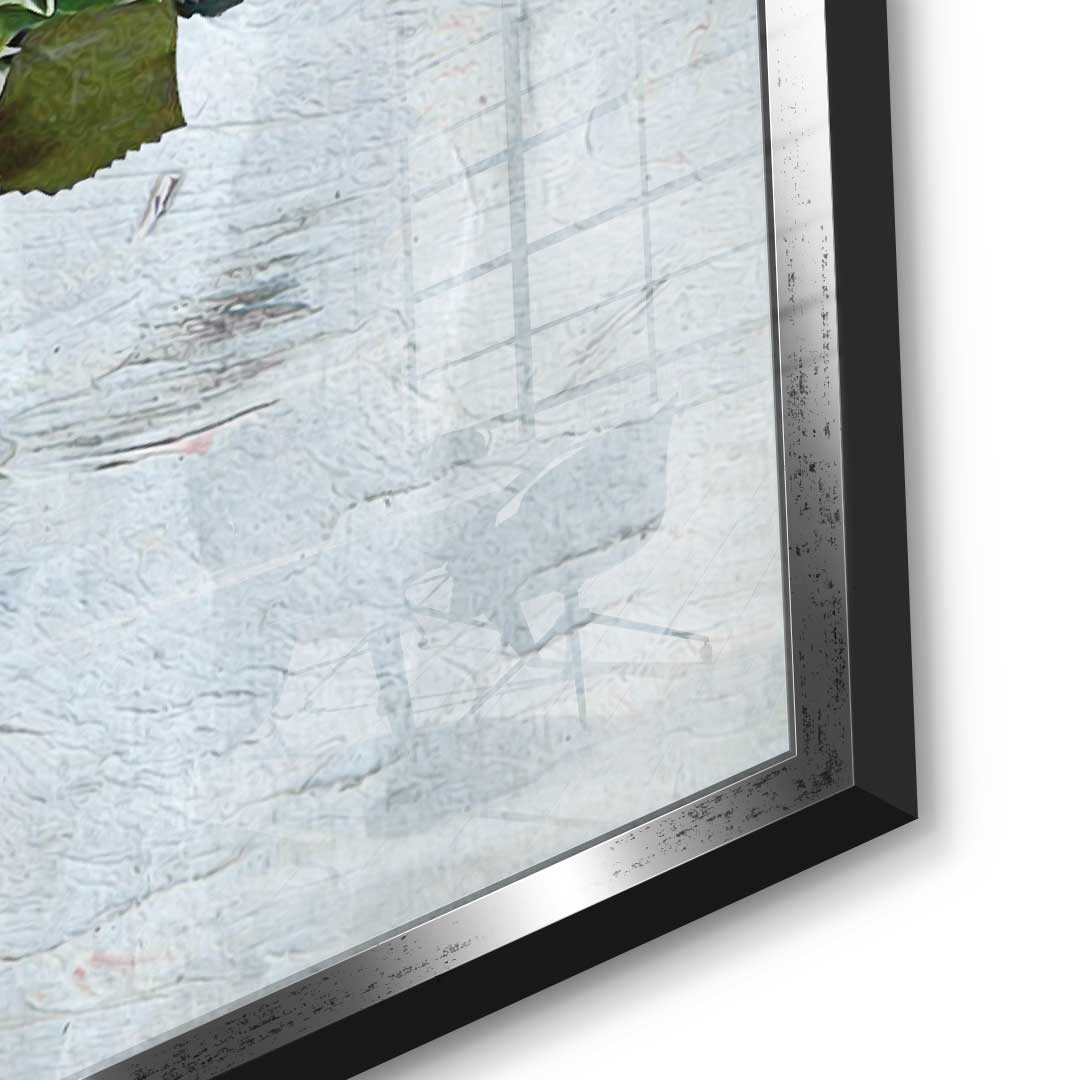 Lips & Flowers - Acrylglas