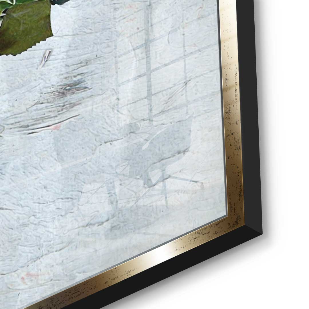 Lips & Flowers - Acrylglas