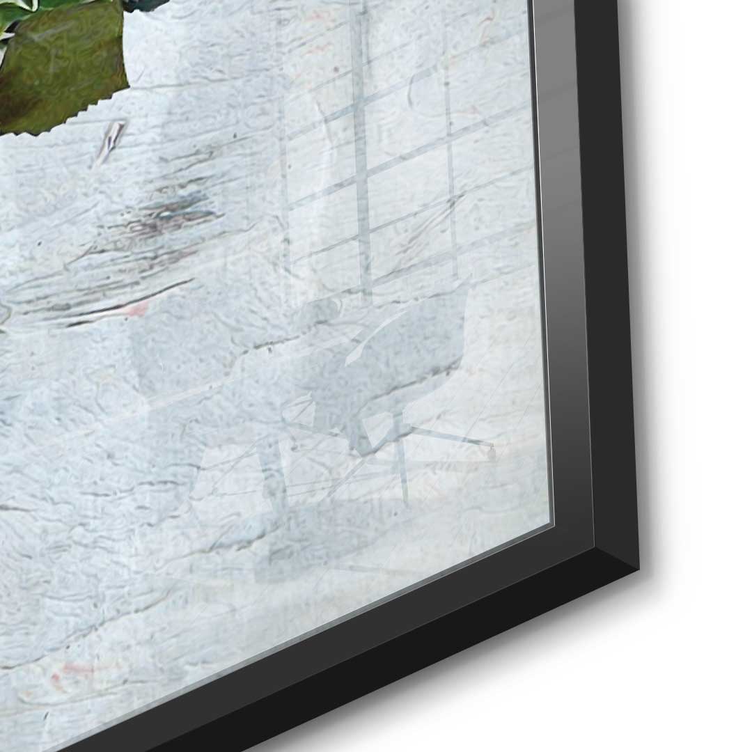 Lips & Flowers - Acrylglas