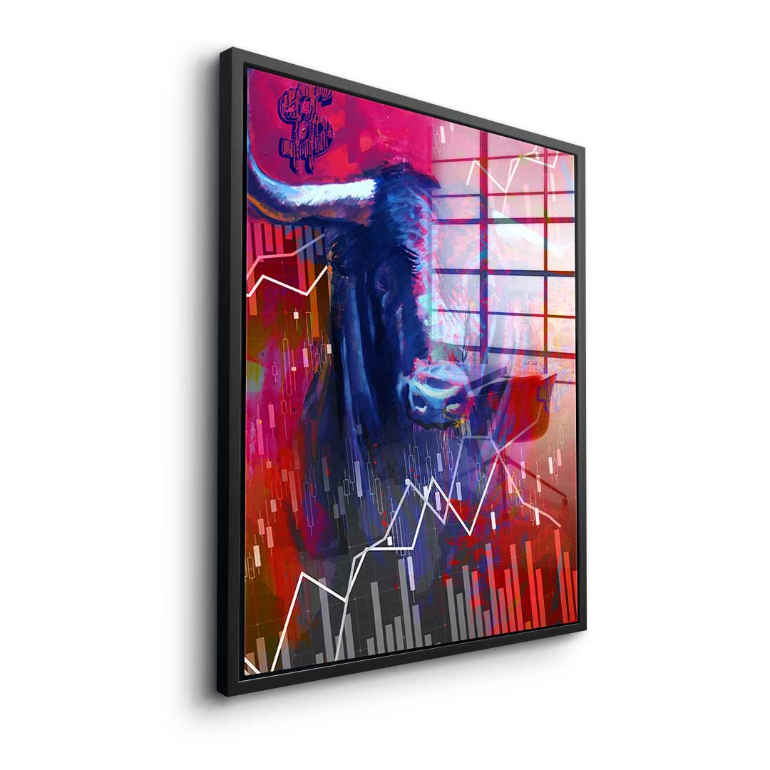 Rote Power - Acrylglas