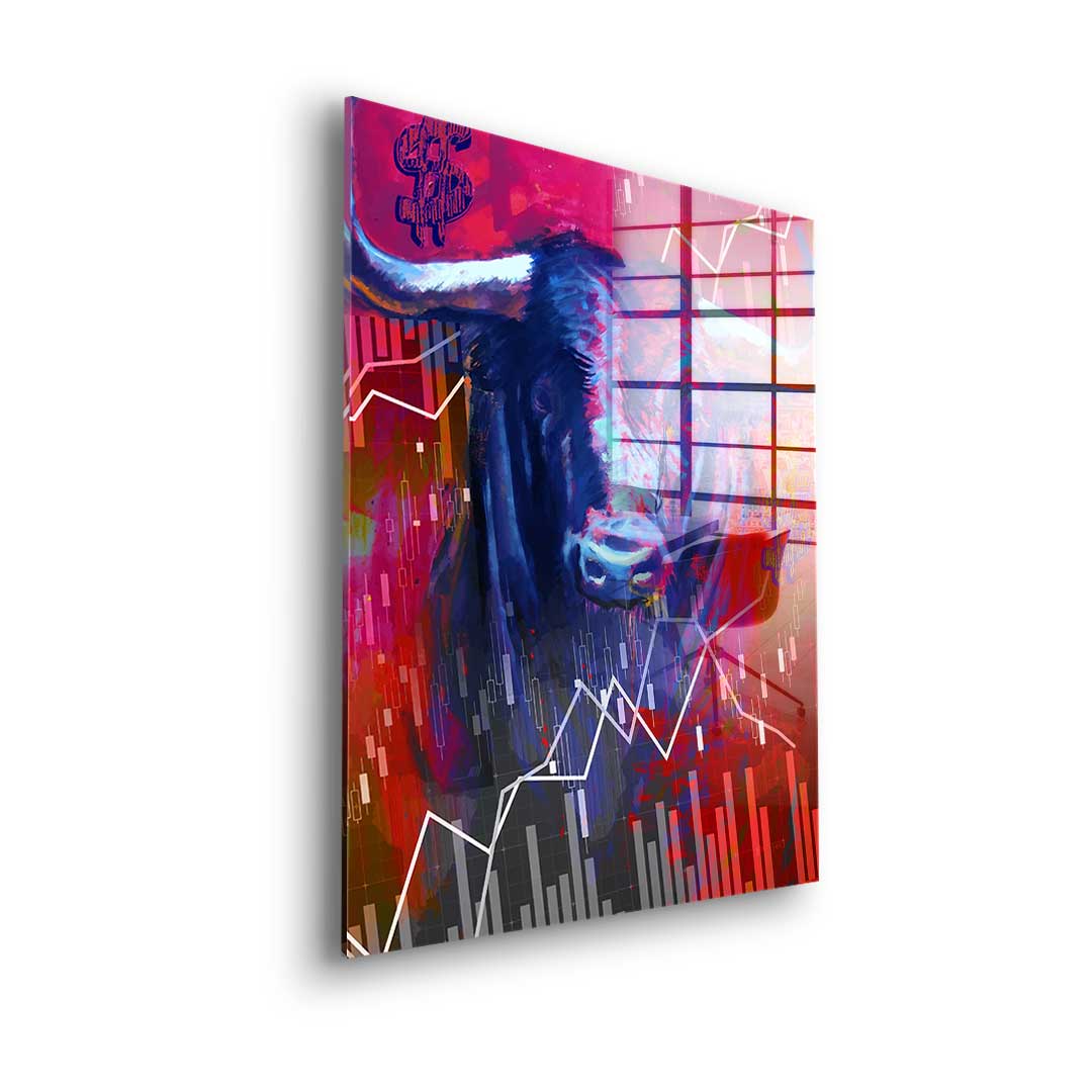 Rote Power - Acrylglas