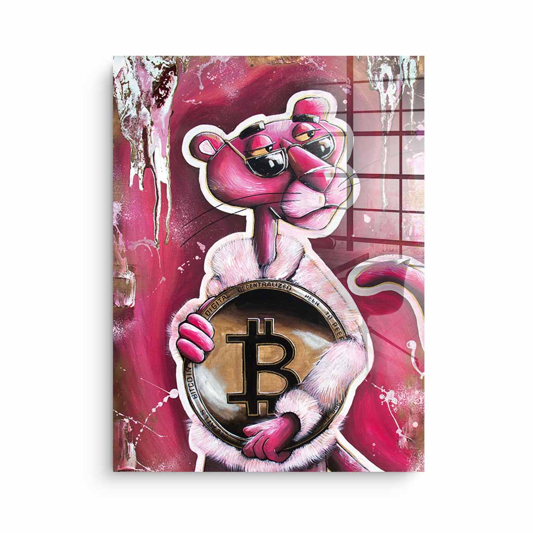 Bitcoin Panther - Acrylglas