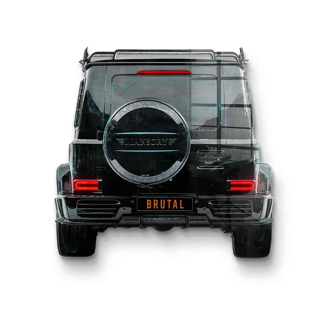 Rzeźba ścienna G-Wagon Backside - szkło akrylowe