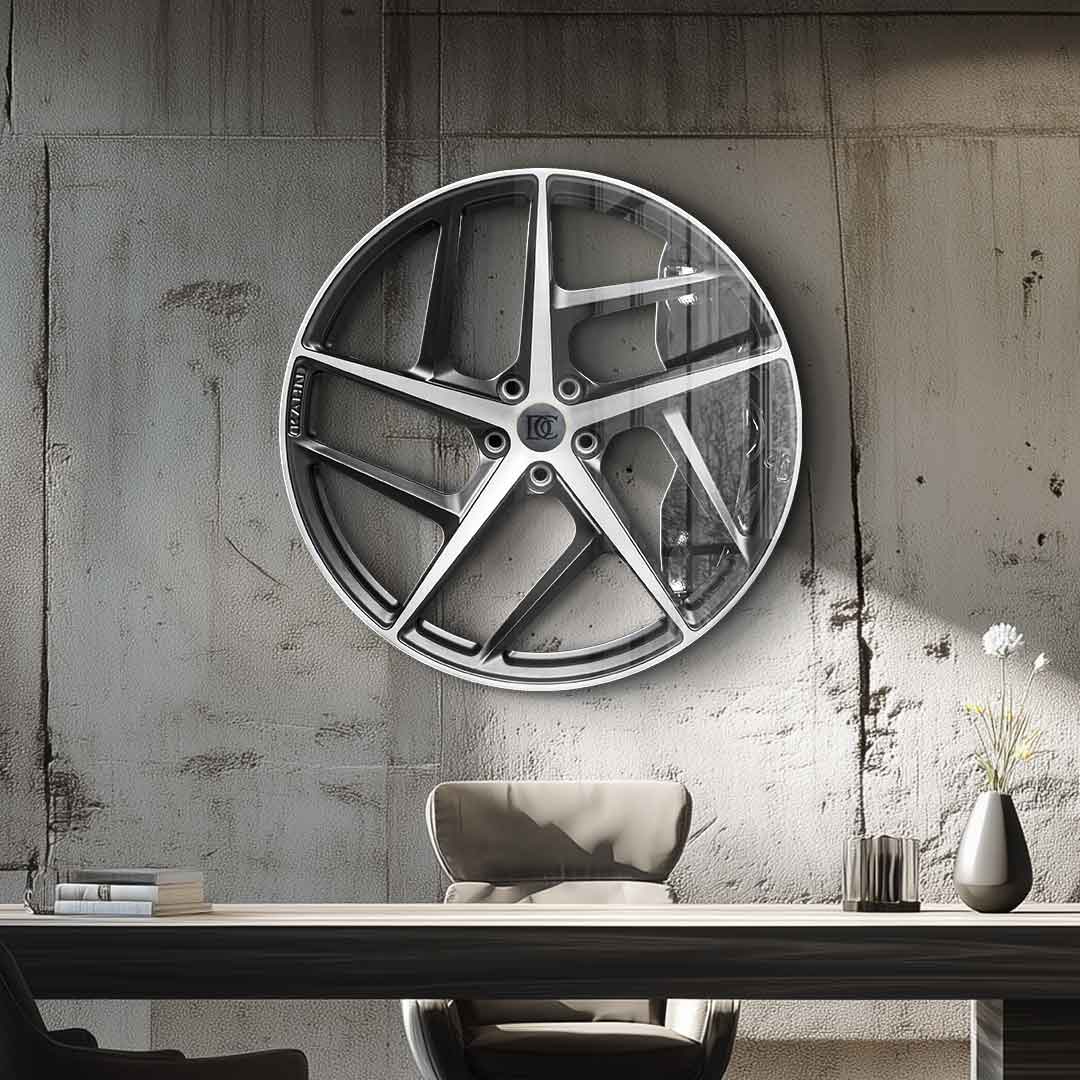 Wall sculpture Wheel 2 - Acrylic glass