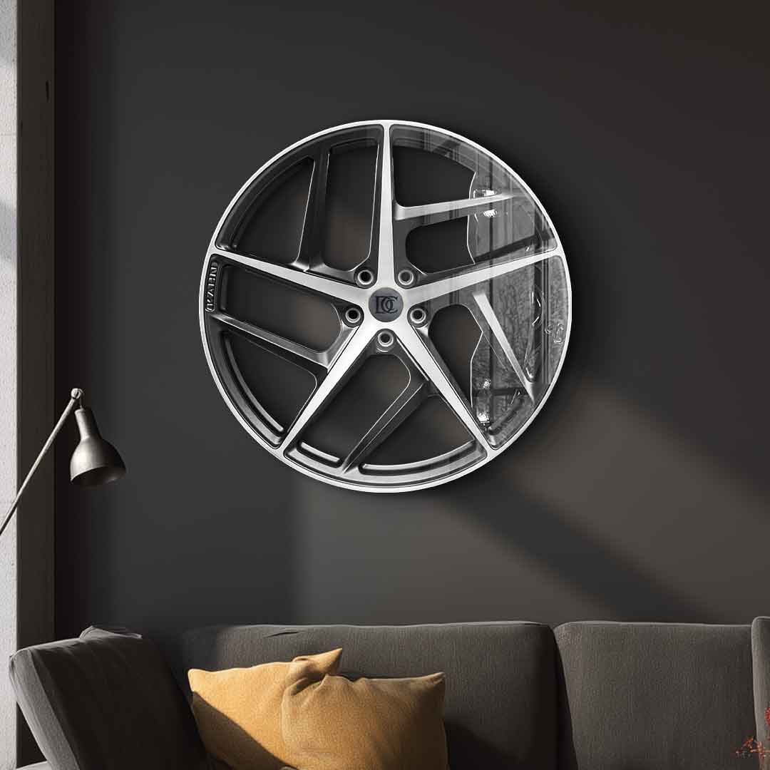 Wall sculpture Wheel 2 - Acrylic glass