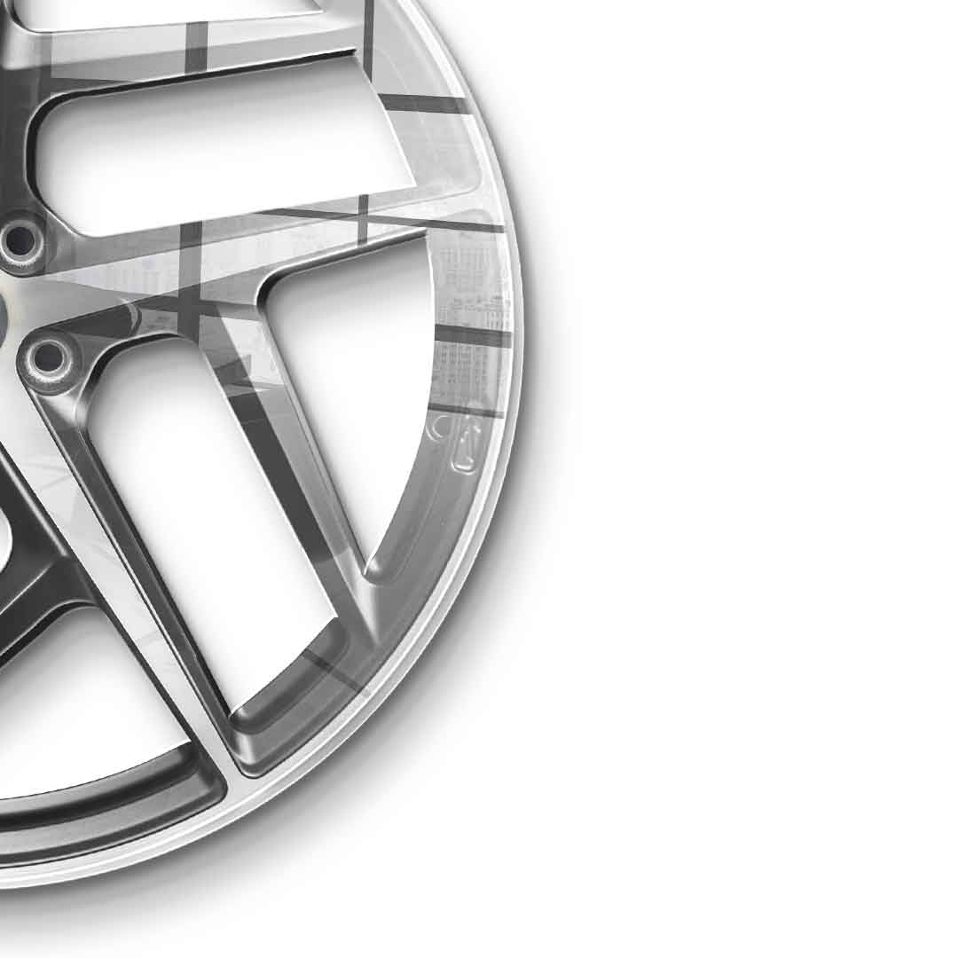 Wall sculpture Wheel 2 - Acrylic glass