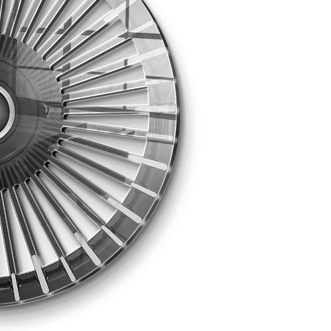 Wall sculpture Wheel 3 - Acrylic glass