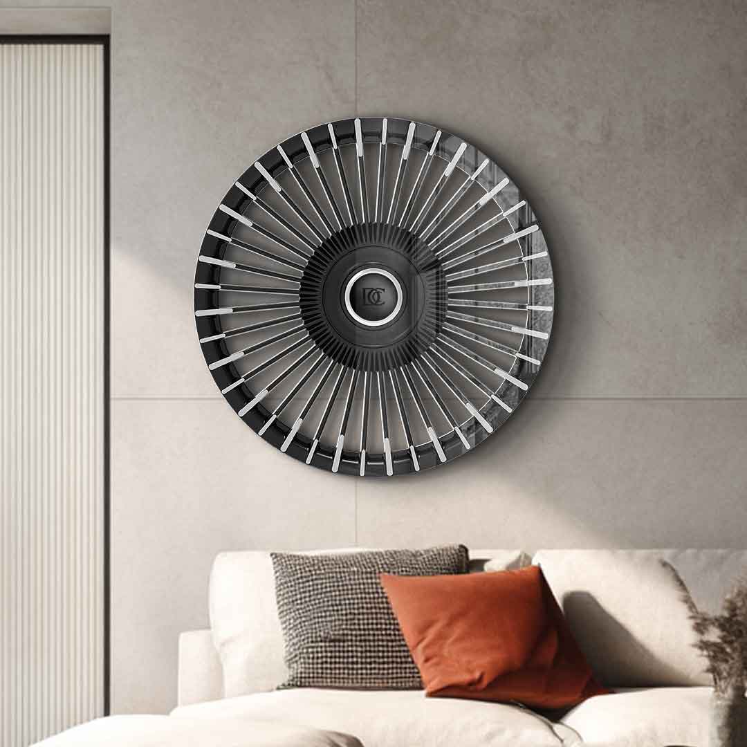 Wall sculpture Wheel 3 - Acrylic glass