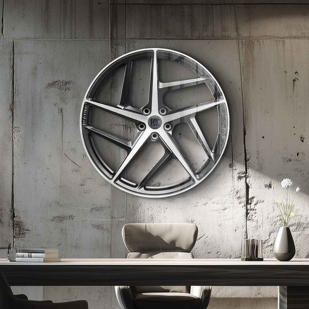 Wall sculpture Wheel 2 - Acrylic glass