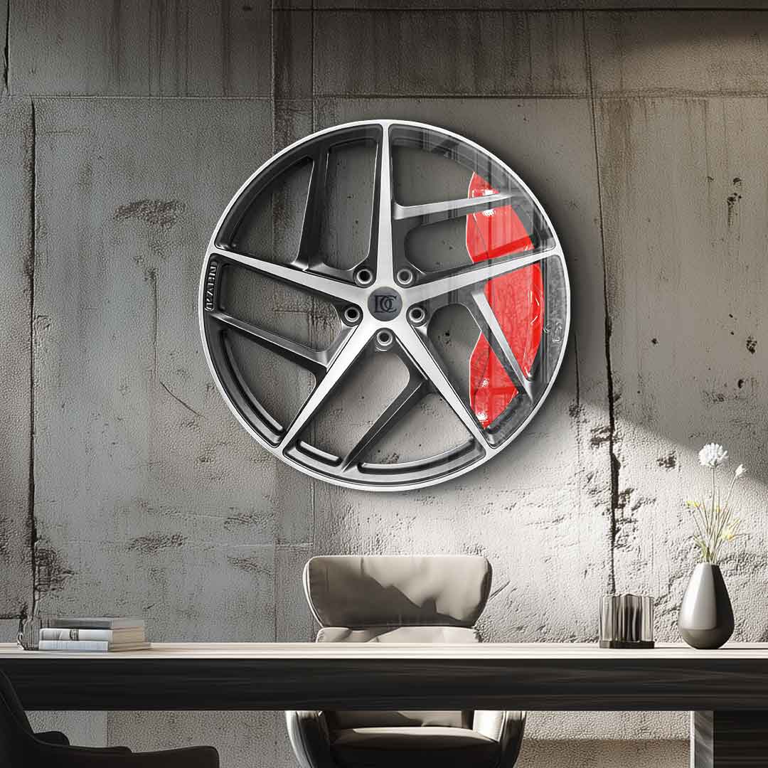 Wall sculpture Wheel 2 - Acrylic glass