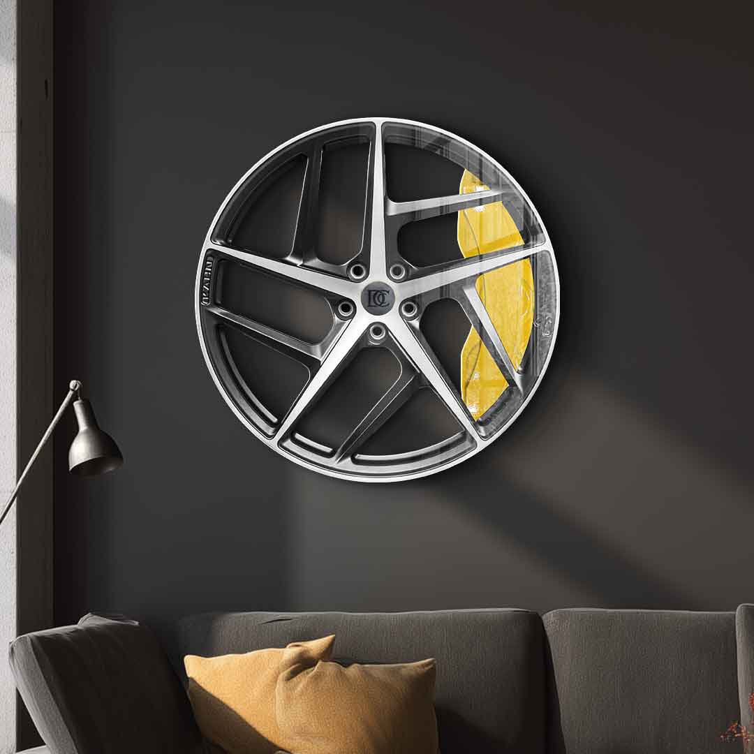 Wall sculpture Wheel 2 - Acrylic glass
