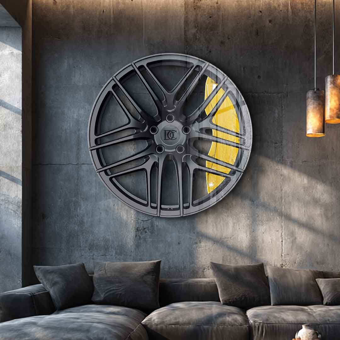 Wall sculpture Wheel 1 - Acrylic glass