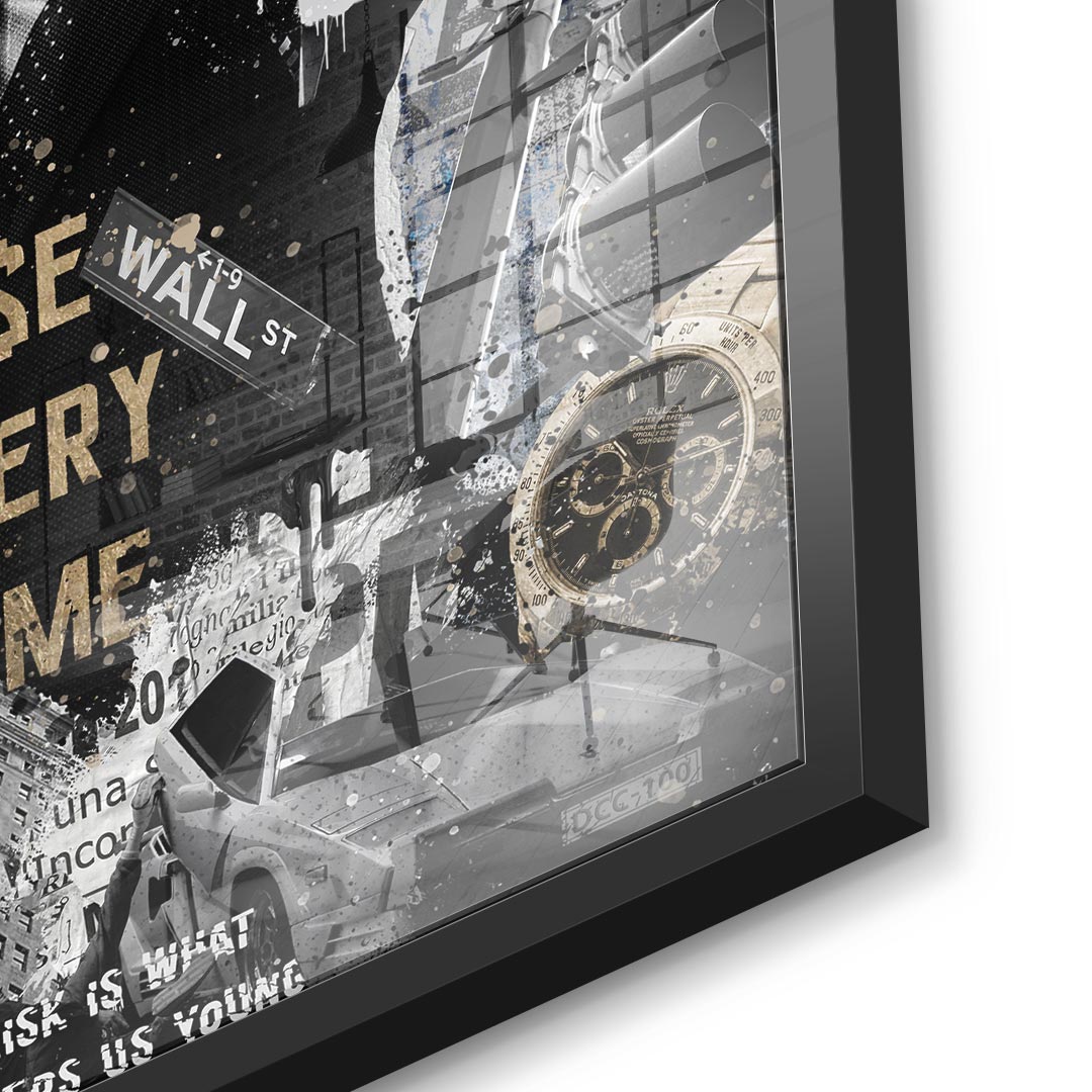 I CHOO$E RICH - Acrylglas