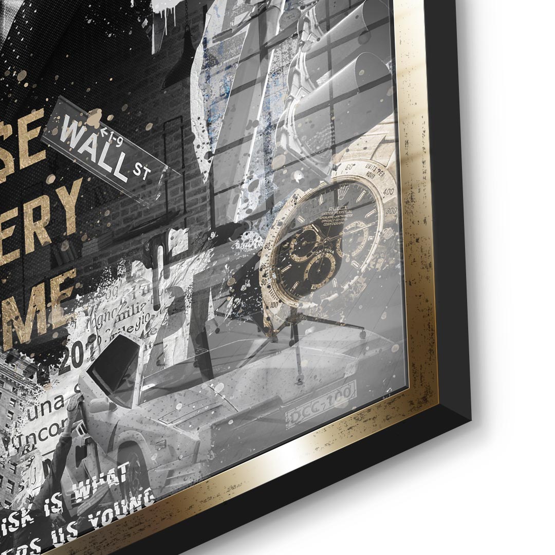 I CHOO$E RICH - Acrylglas