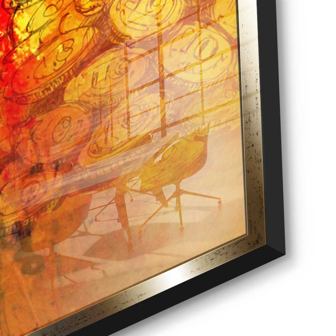 Zeit ist Geld - Acrylglas