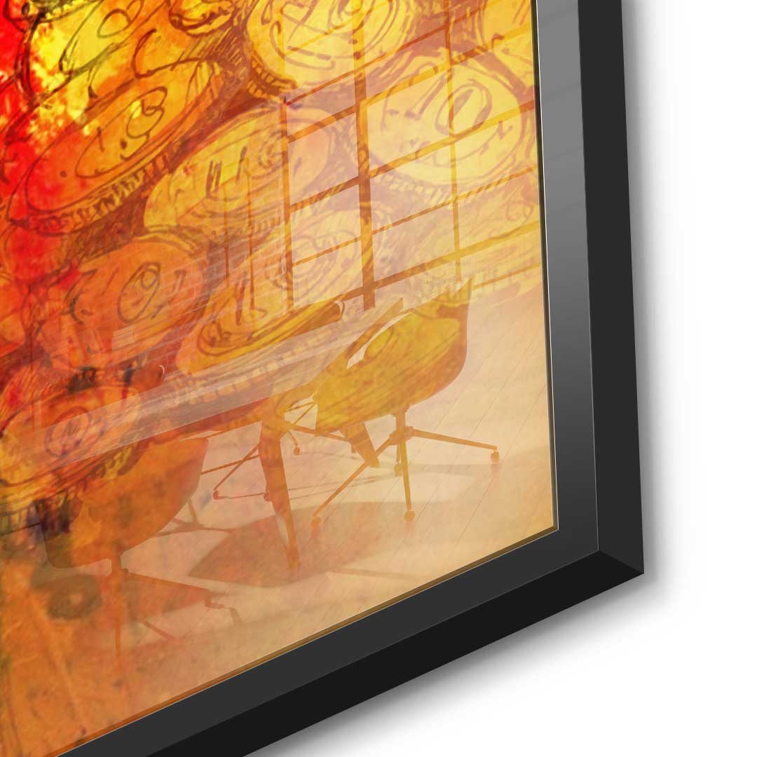 Zeit ist Geld - Acrylglas