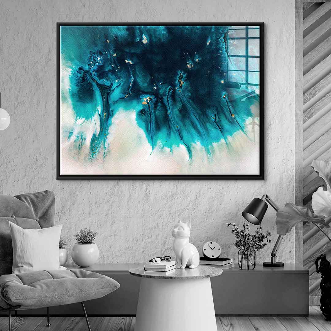 Aqua Echoes - Acrylglas