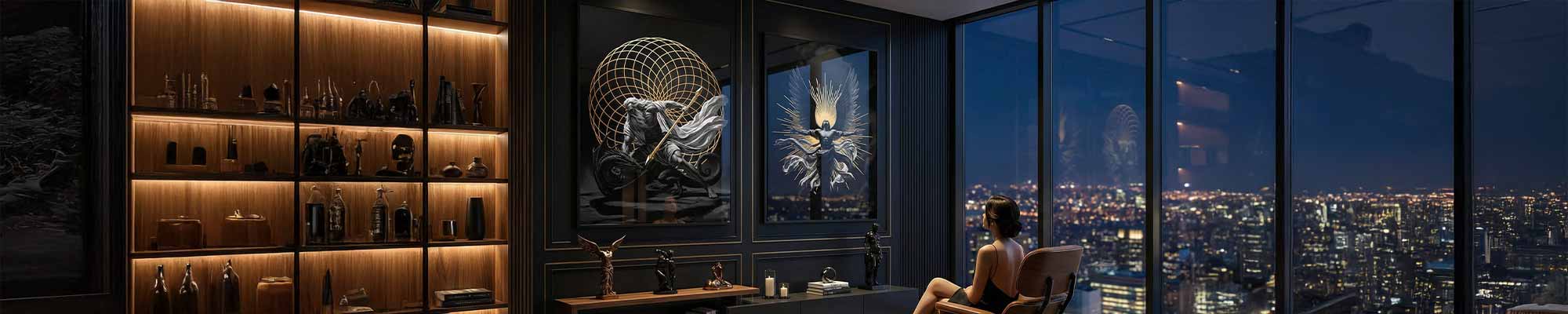 Acrylic glass wall art