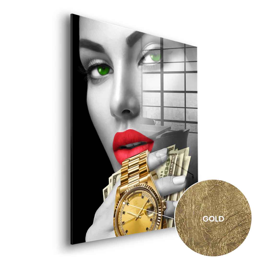 CASINO GIRL - ZŁOTO PŁATKOWE