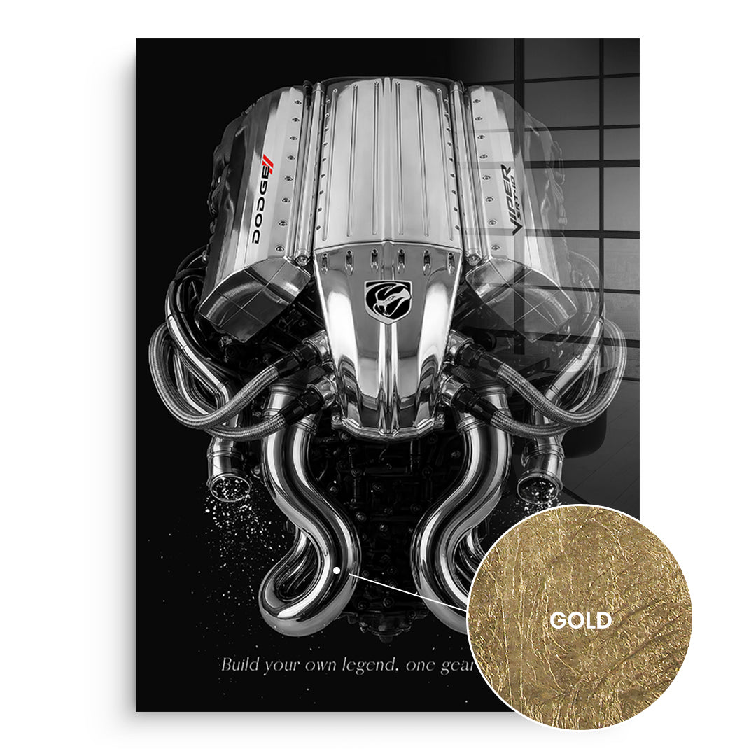 Dodge Viper V 10 - Blattgold