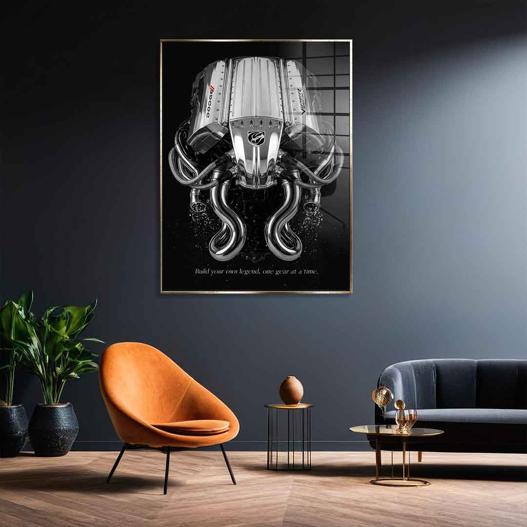 Dodge Viper V 10 - Blattgold