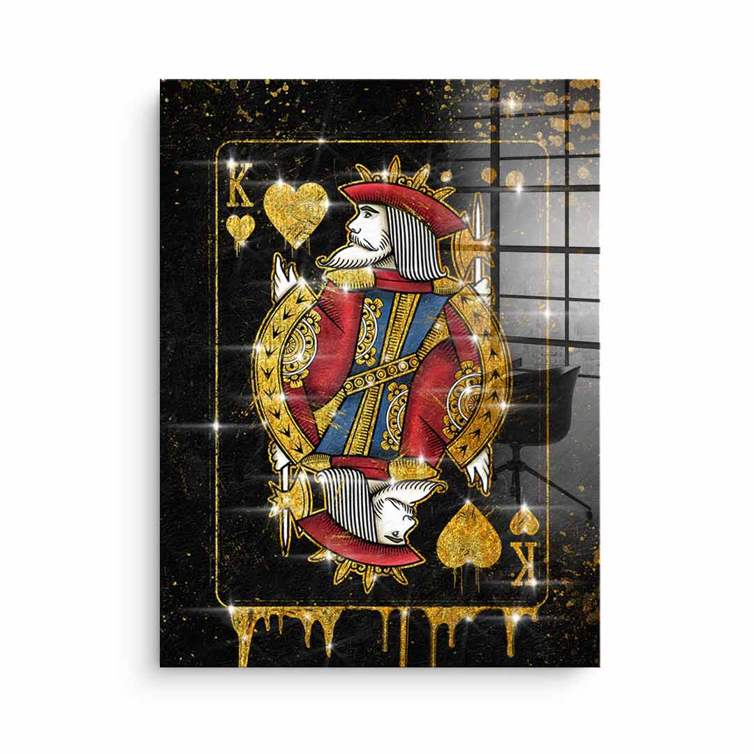 King Card - Gold Leaf
