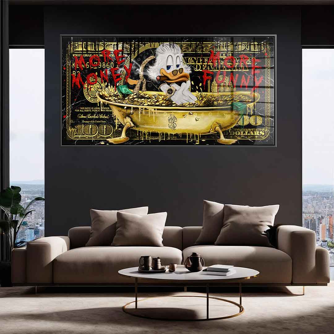 MORE MONEY DUCK - GOLD LEAF