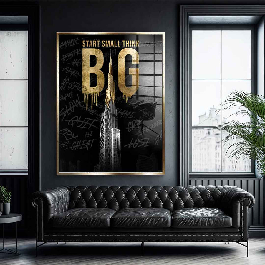 Think BIG #Burj Khalifa - Gold leaf