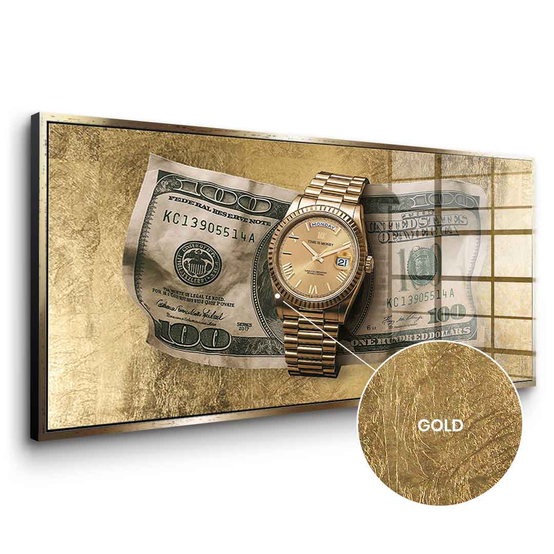 Time is Money - Blattgold